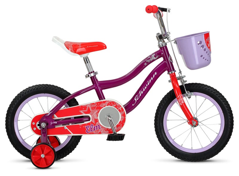 SCHWINN دراجة شوان إلم وكوين أو دراجة توازن، دراجة 12-18 بوصة للأطفال من عمر 2-13 سنة، أسود، أزرق، أحمر، تركوازي، وردي أو بنفسجي، تصميم سمارت ستارت المريح، مقعد قابل للتعديل ينمو مع الطفل، دراجة تدريب - Image 5